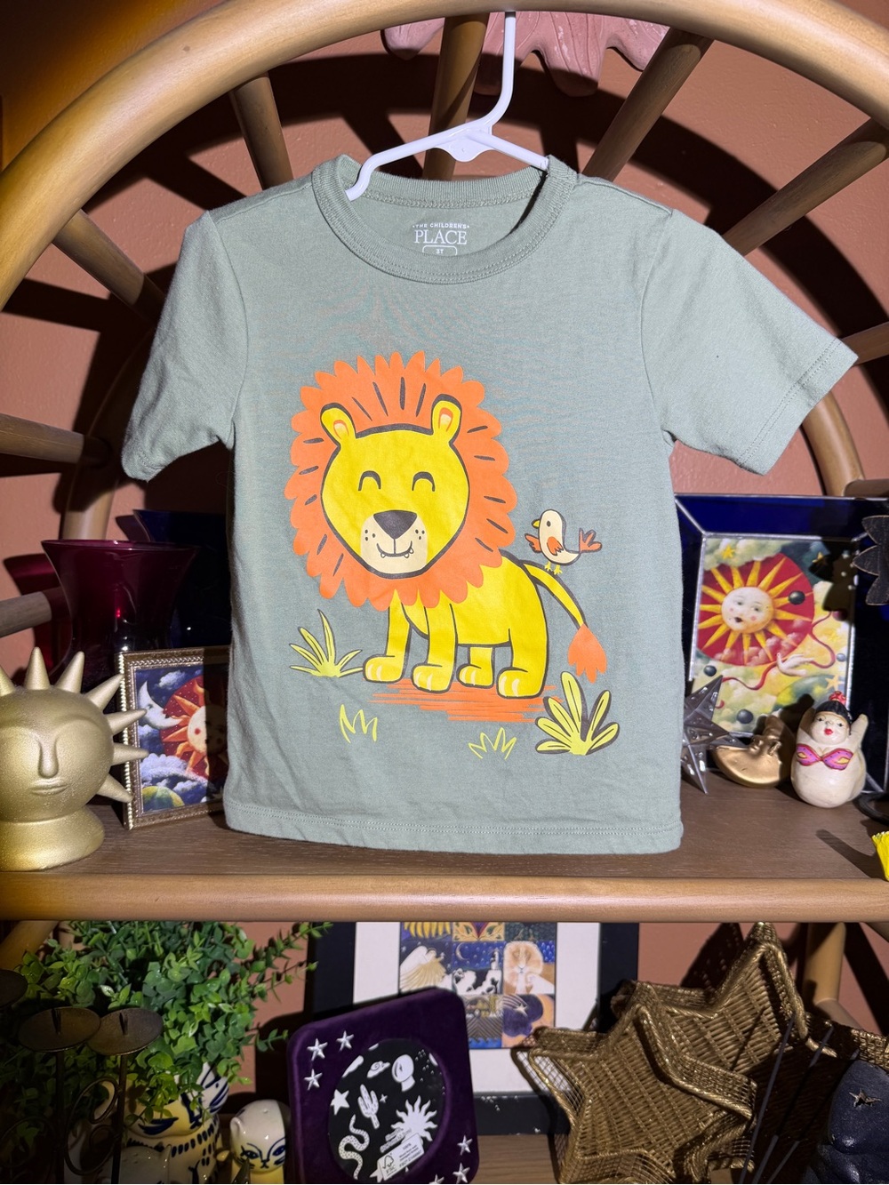 The Children's Place Green Lion Graphic Tee - Kids